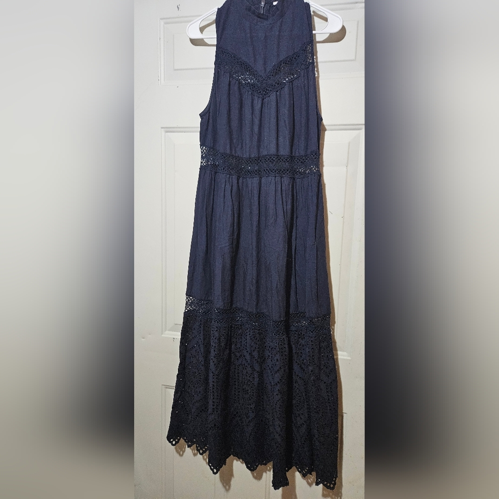 TOPSHOP Cotton Maxi Dress